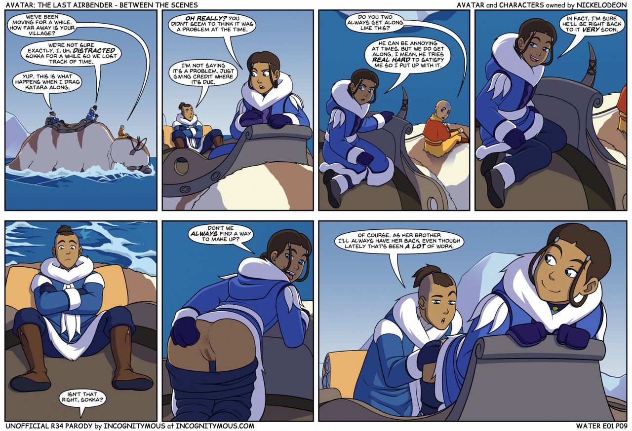 Between The Scenes (Avatar: The Last Airbender) [Incognitymous] 1 . Between The Scenes  - Chapter 1 (Avatar: The Last Airbender) [Incognitymous] – page 9