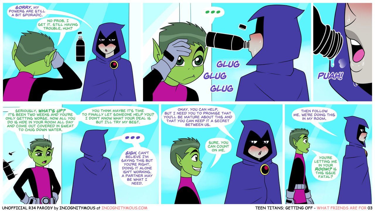 Getting Off (Teen Titans) [Incognitymous] 1 . Getting Off  - Chapter 1 (Teen Titans) [Incognitymous] – page 3