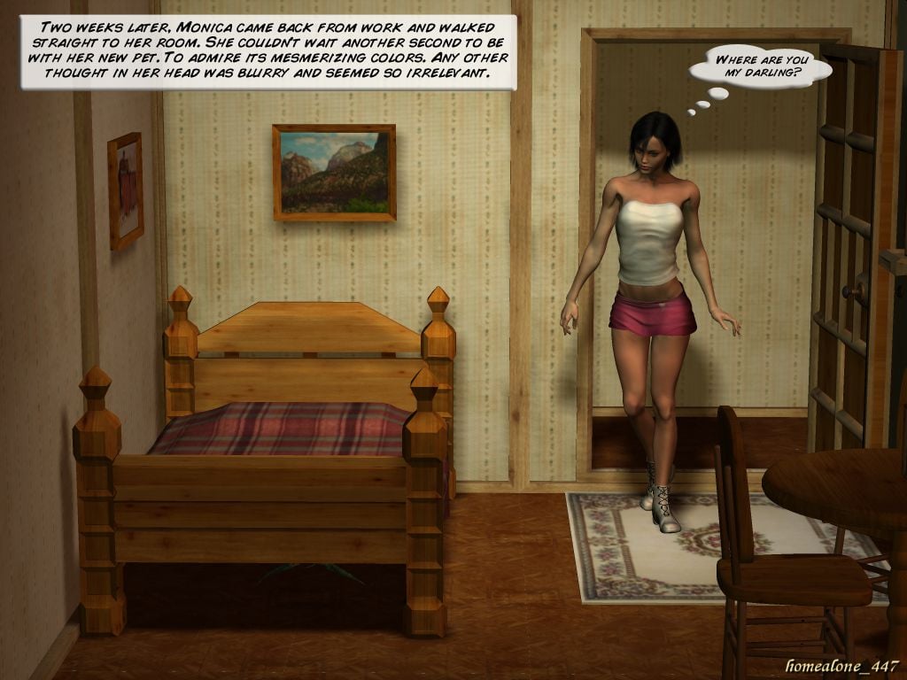 Bedroom Pet [3DMonsterStories, Droid447] 1 . Bedroom Pet  - Chapter 1 [3DMonsterStories, Droid447] – page 7