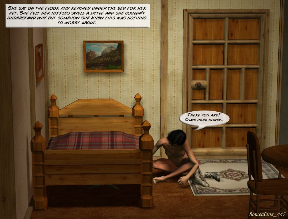 Bedroom Pet [3DMonsterStories, Droid447] 1 . Bedroom Pet  - Chapter 1 [3DMonsterStories, Droid447] – page 9