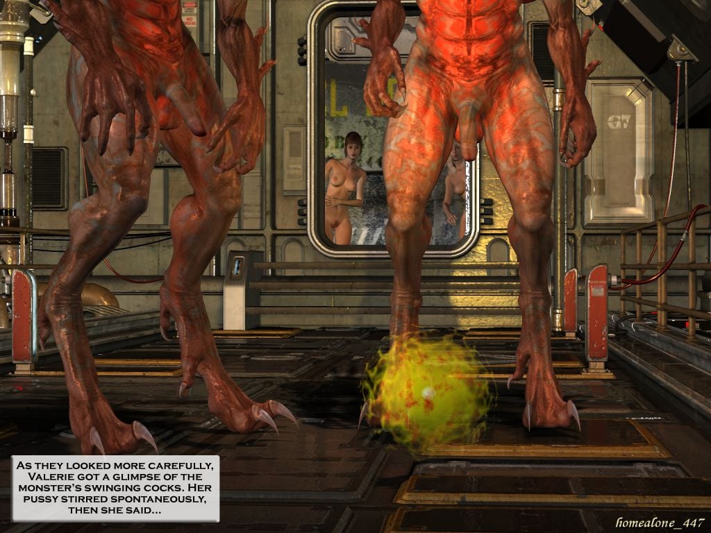 Breeding Station [3DMonsterStories, Droid447] 1 . Breeding Station  - Chapter 1 [3DMonsterStories, Droid447] – page 159