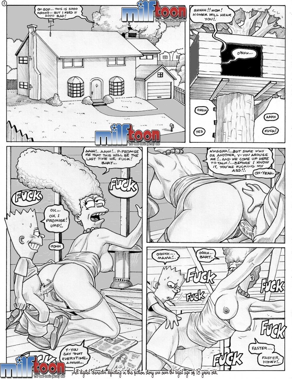 Simpsex (The Simpsons) [MILFToon] 1 . Simpsex  - Chapter 1 (The Simpsons) [MILFToon] – page 1