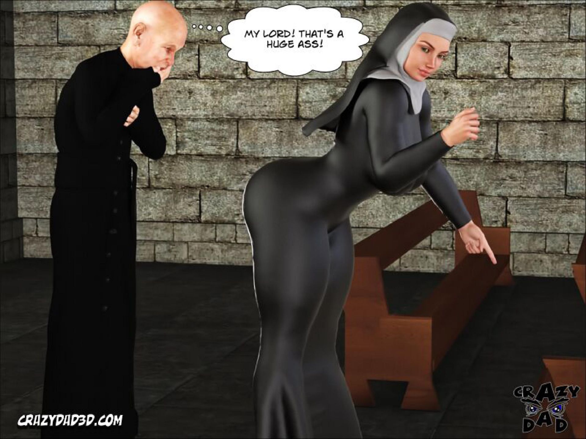 Sister Grace [CrazyDad3D] 1 . Sister Grace - Chapter 1 [CrazyDad3D] – page 14