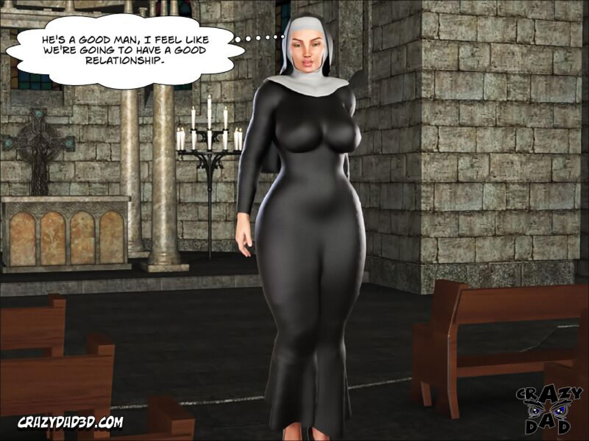 Sister Grace [CrazyDad3D] 1 . Sister Grace - Chapter 1 [CrazyDad3D] – page 8