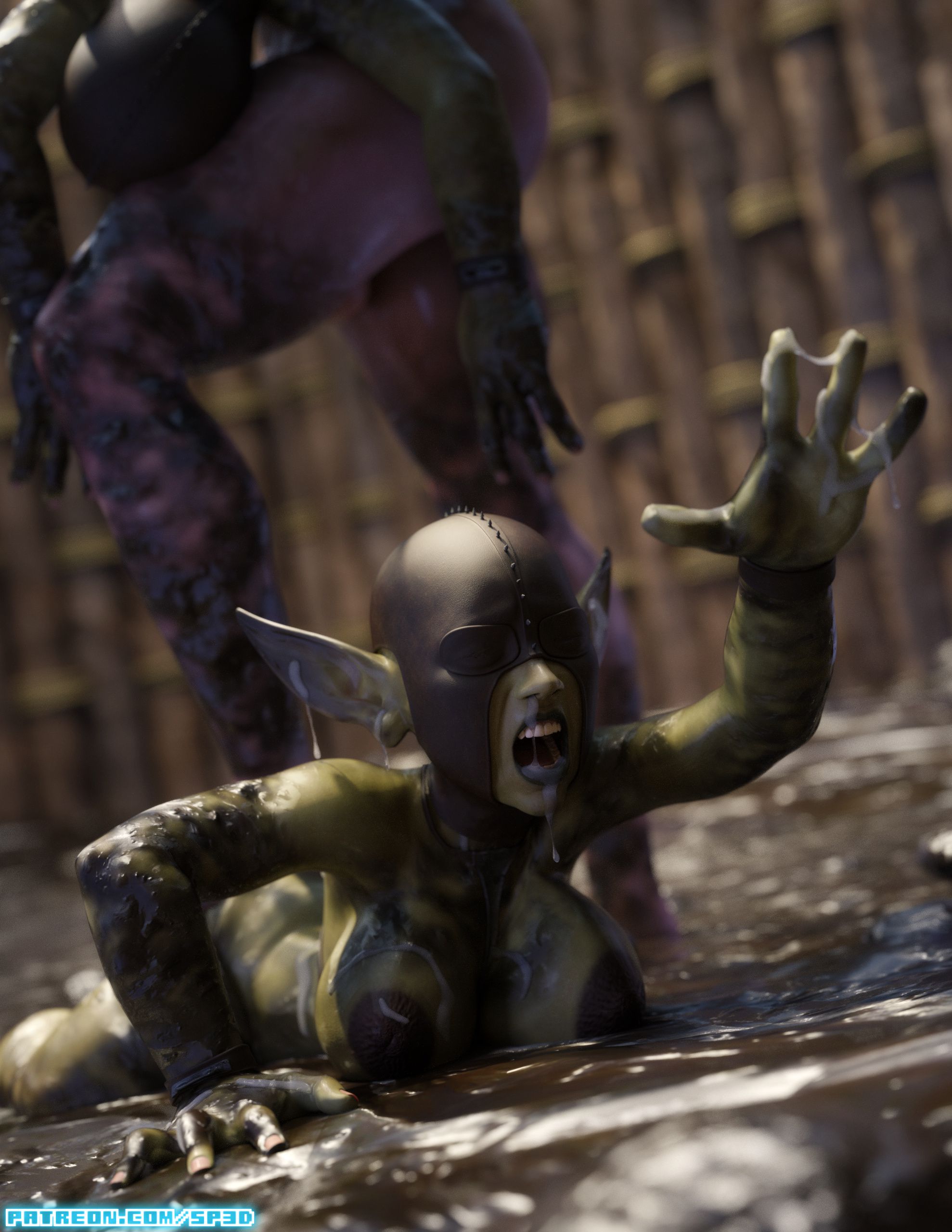 Lyss And The Goblets [SquarePeg3D] 1.5 . Lyss And The Goblets  - Chapter 1 - Muddy Version [SquarePeg3D] – page 12