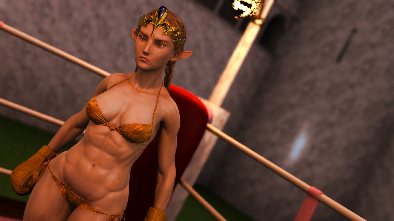 Foxy Boxing Princess Pound [SquarePeg3D] 1.3 . Foxy Boxing Princess Pound - Chapter 1 - Female With Injuries - Images [SquarePeg3D] – page 1
