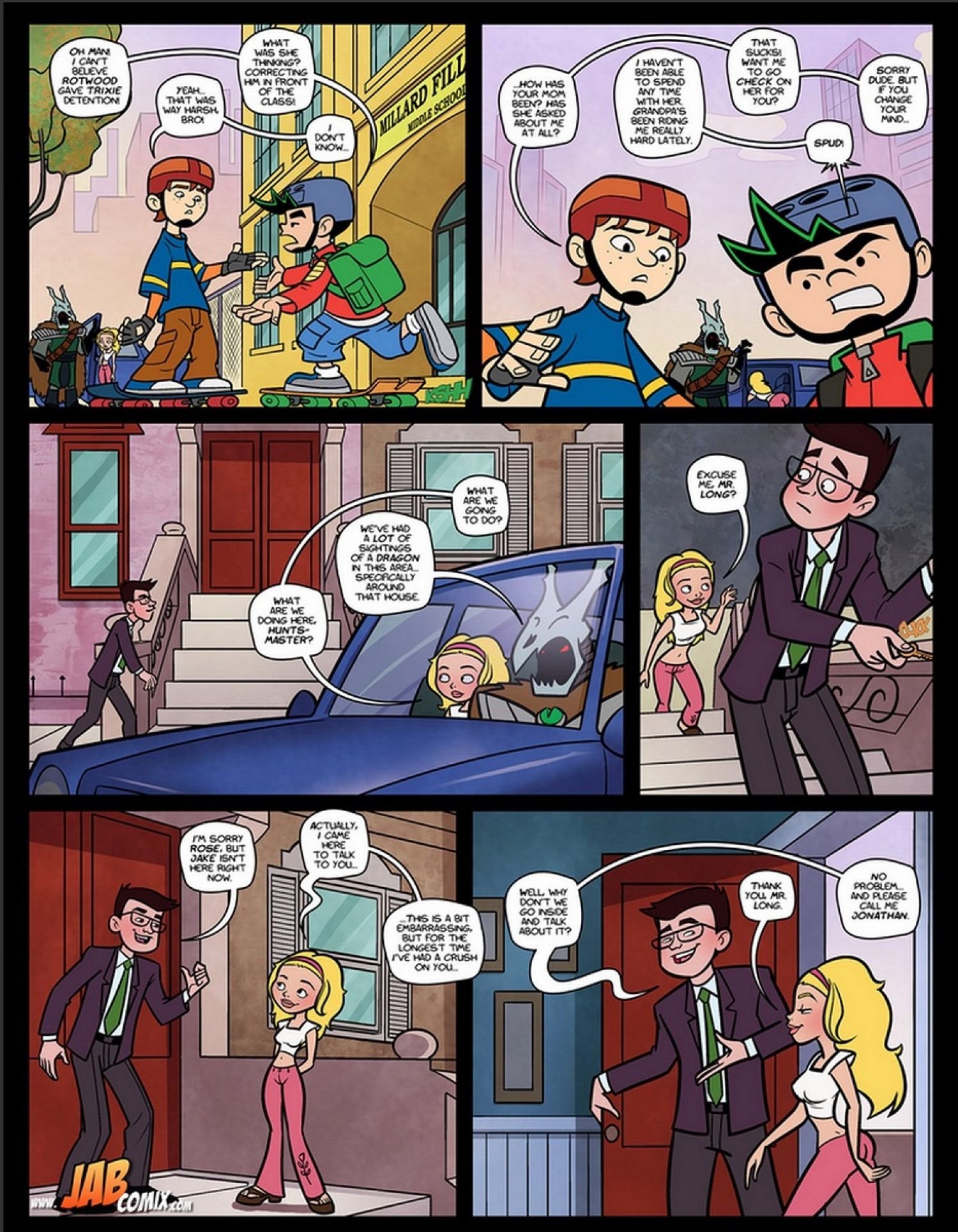 Americunt Dragon (American Dragon: Jake Long) [JABComix] 5 . Americunt Dragon - Chapter 5 (American Dragon: Jake Long) [JABComix] – page 7