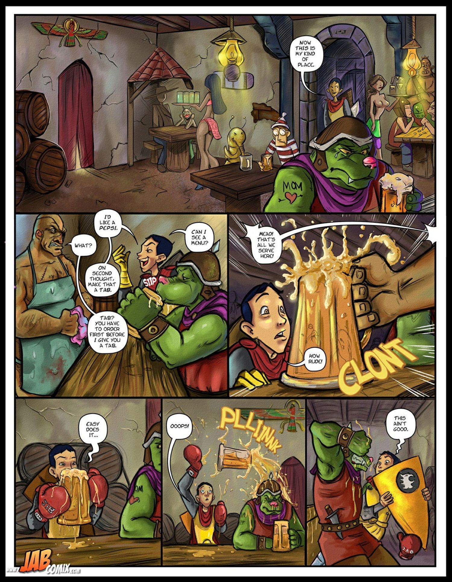 Da’Younguns &amp; Dragon (Dungeons &amp; Dragons) [JABComix] 1 . Da'Younguns & Dragon - Chapter 1 [JABComix] – page 14