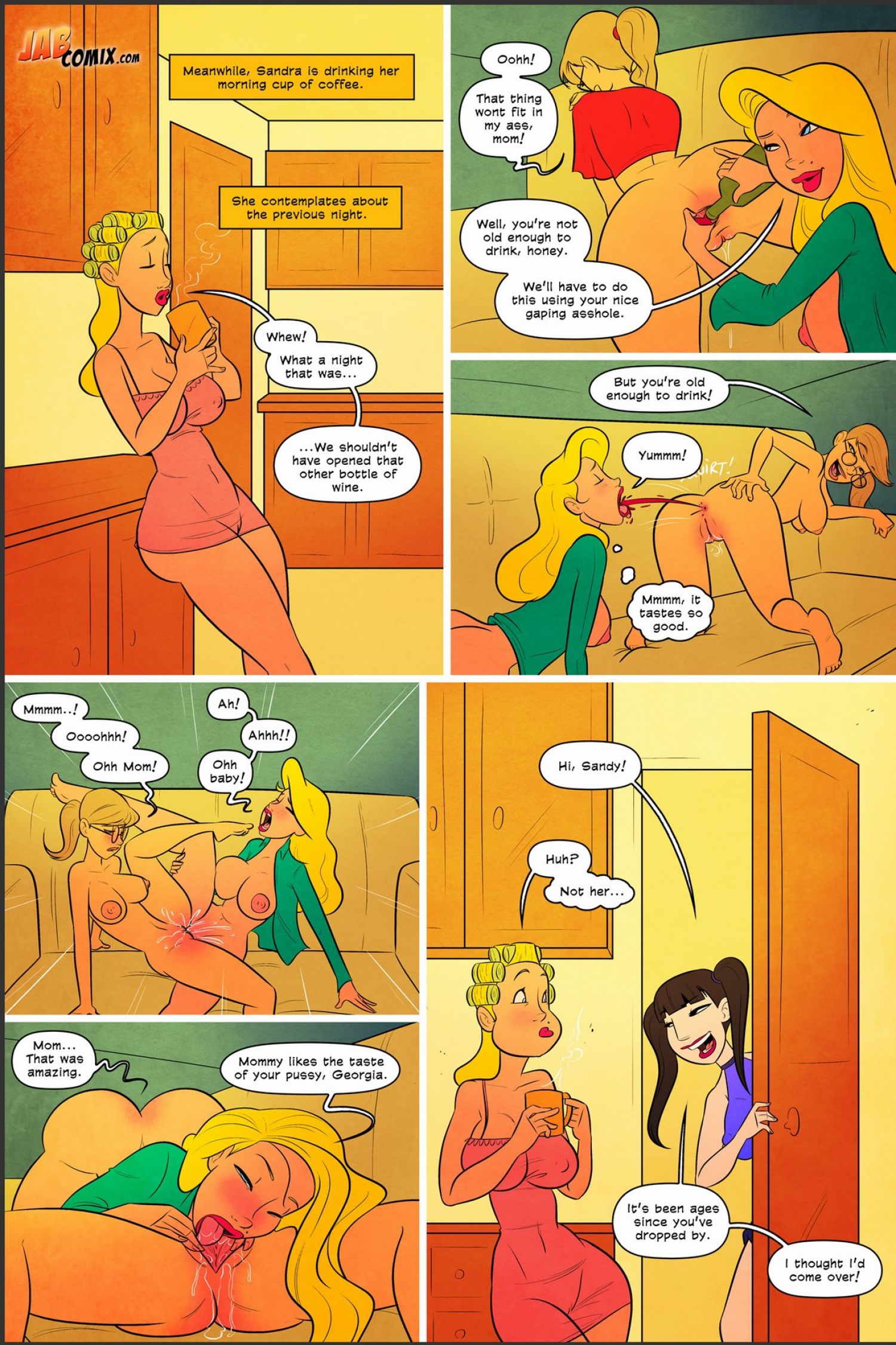 Grumpy Old Man Jefferson [JABComix] 5 . Grumpy Old Man Jefferson - Here Cum The Girls! - Chapter 5 [JABComix] – page 10