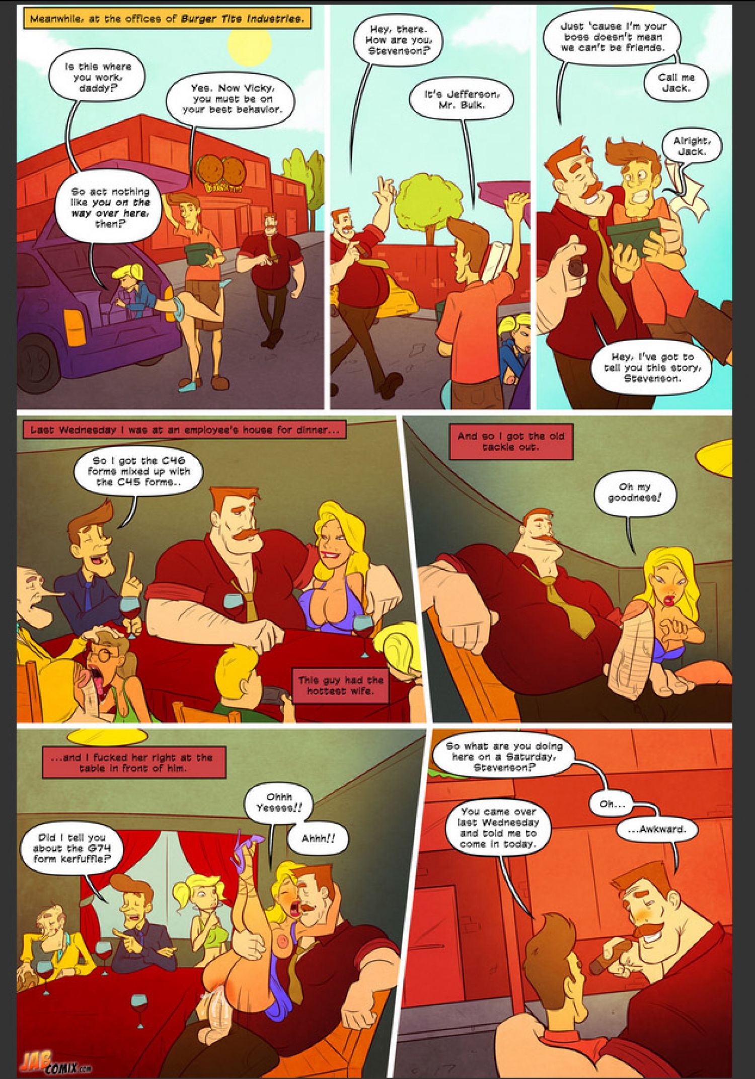 Grumpy Old Man Jefferson [JABComix] 5 . Grumpy Old Man Jefferson - Here Cum The Girls! - Chapter 5 [JABComix] – page 19