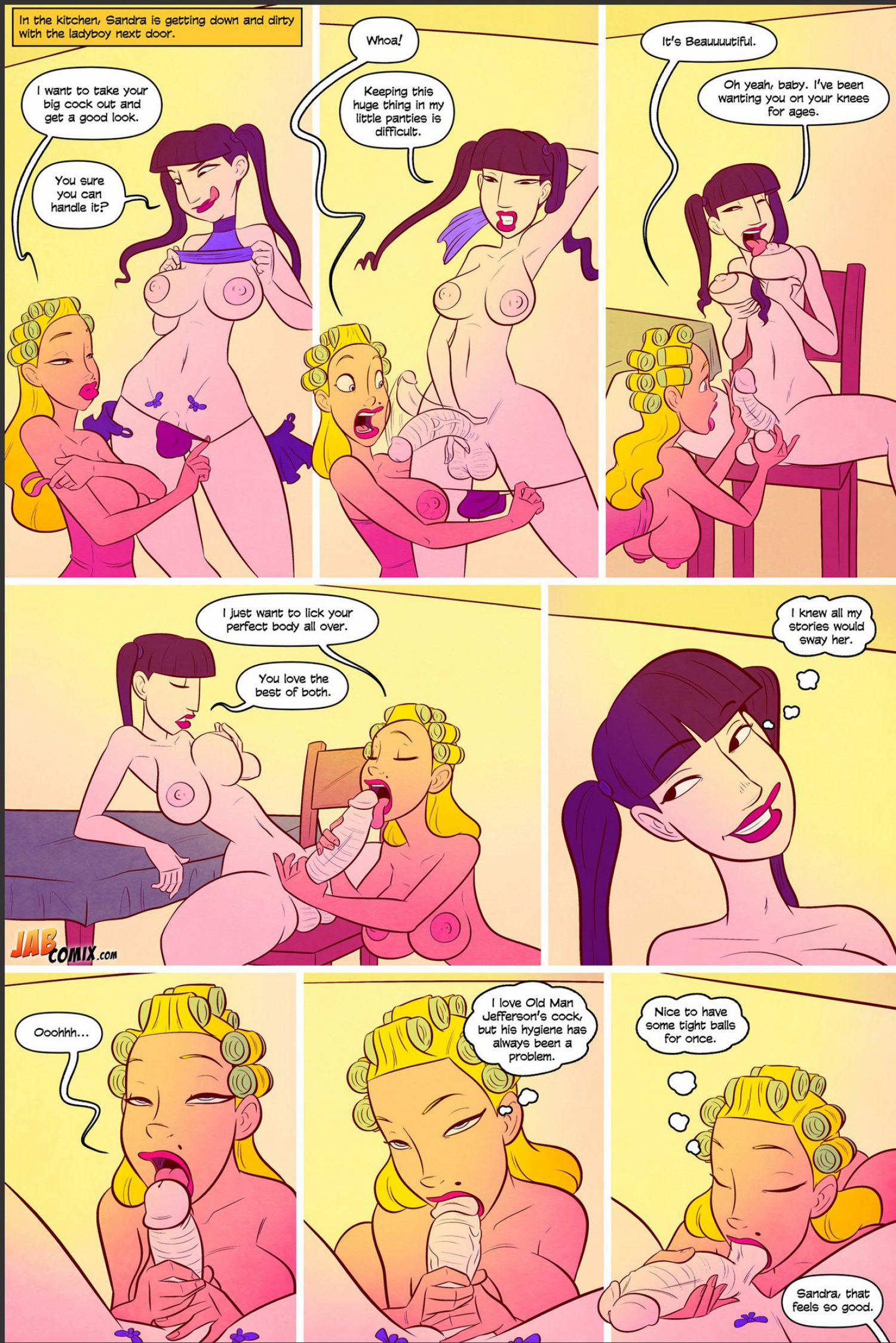 Grumpy Old Man Jefferson [JABComix] 5 . Grumpy Old Man Jefferson - Here Cum The Girls! - Chapter 5 [JABComix] – page 22
