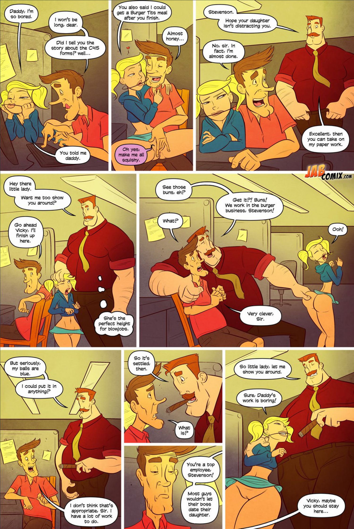 Grumpy Old Man Jefferson [JABComix] 5 . Grumpy Old Man Jefferson - Here Cum The Girls! - Chapter 5 [JABComix] – page 23