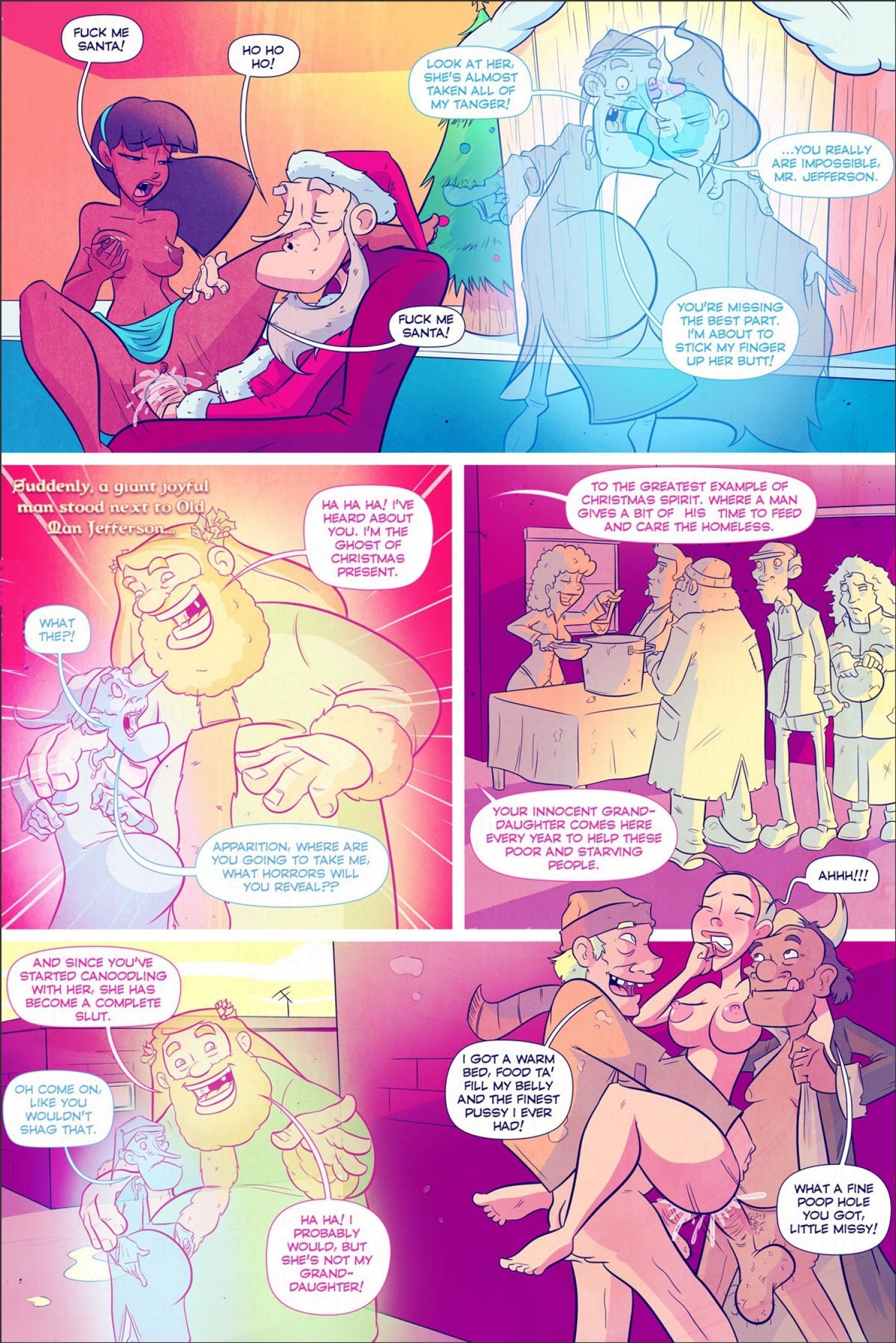 Grumpy Old Man Jefferson [JABComix] 0 . Grumpy Old Man Jefferson - A Wrinkly Carol - Chapter 0 - Bonus [JABComix] – page 3