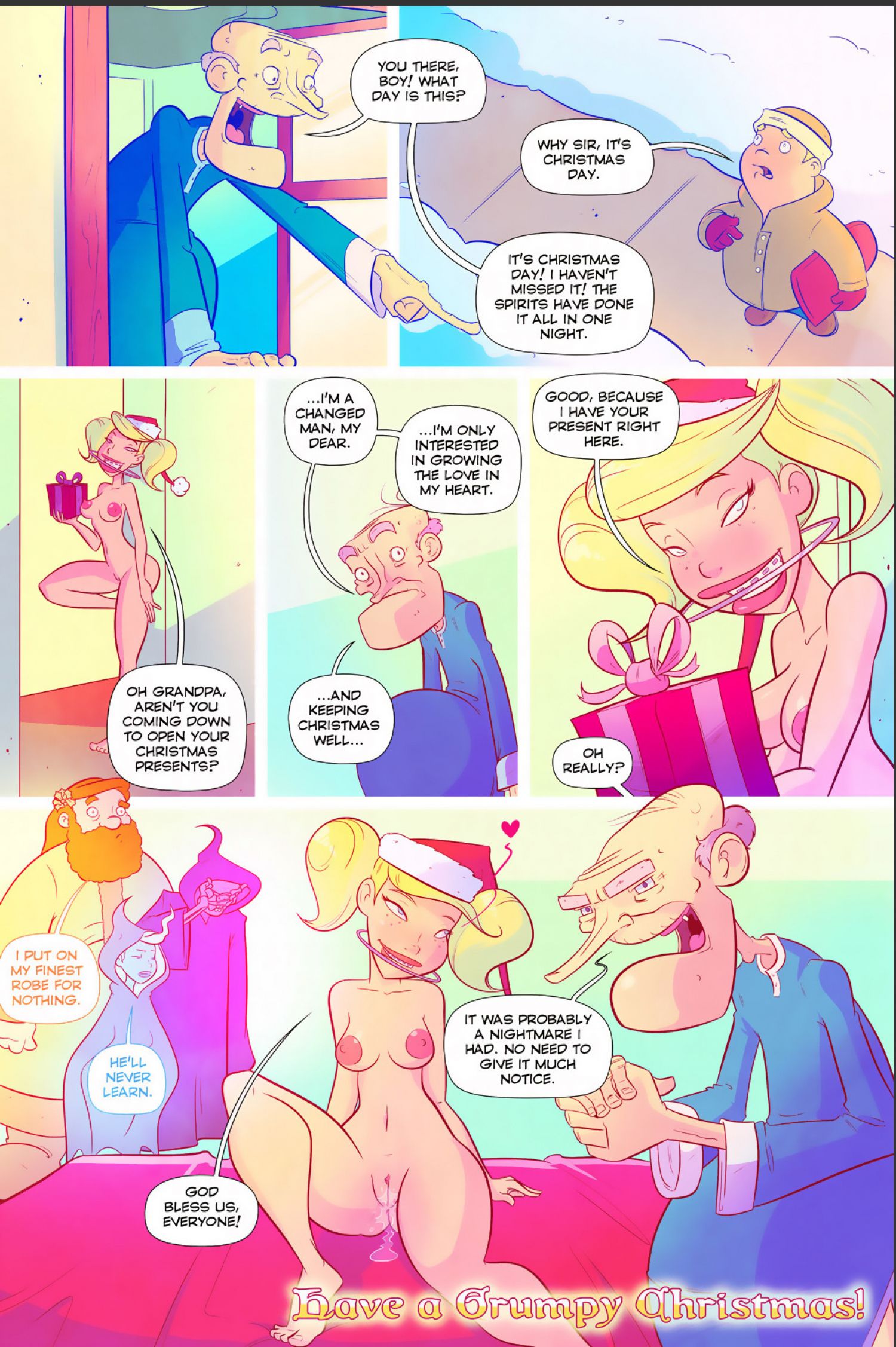 Grumpy Old Man Jefferson [JABComix] 0 . Grumpy Old Man Jefferson - A Wrinkly Carol - Chapter 0 - Bonus [JABComix] – page 6