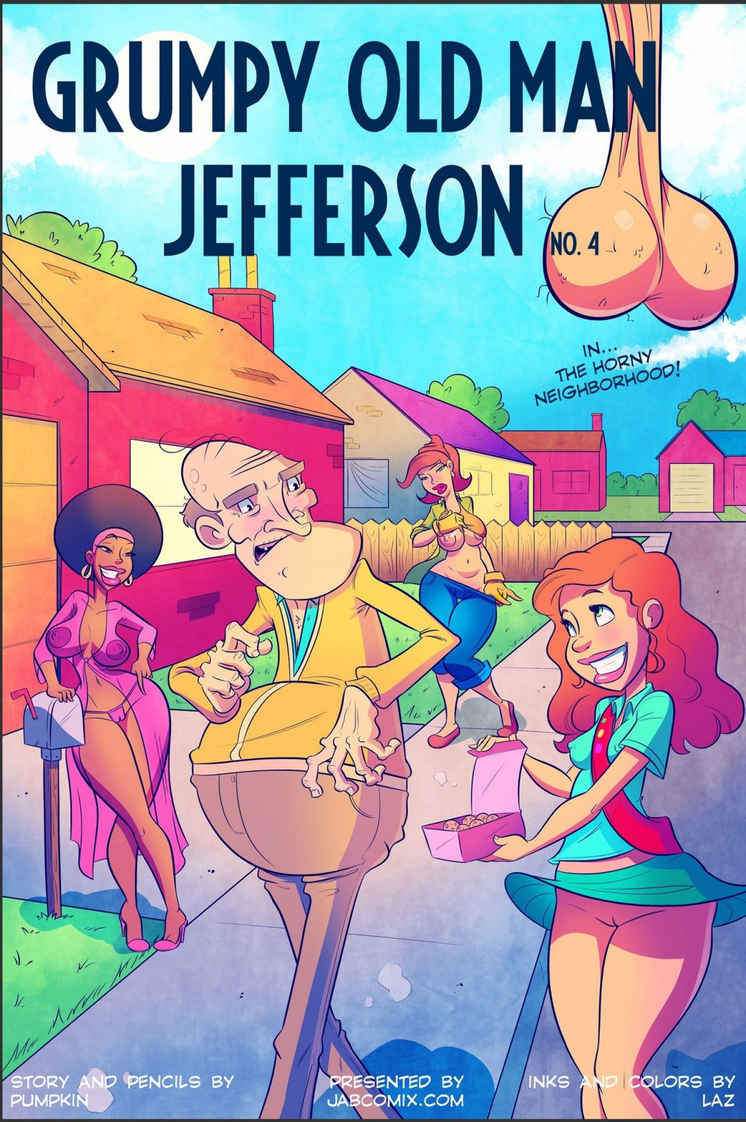 Grumpy Old Man Jefferson [JABComix] 4 . Grumpy Old Man Jefferson - The Horny Neighborhood - Chapter 4 [JABComix] – page 1