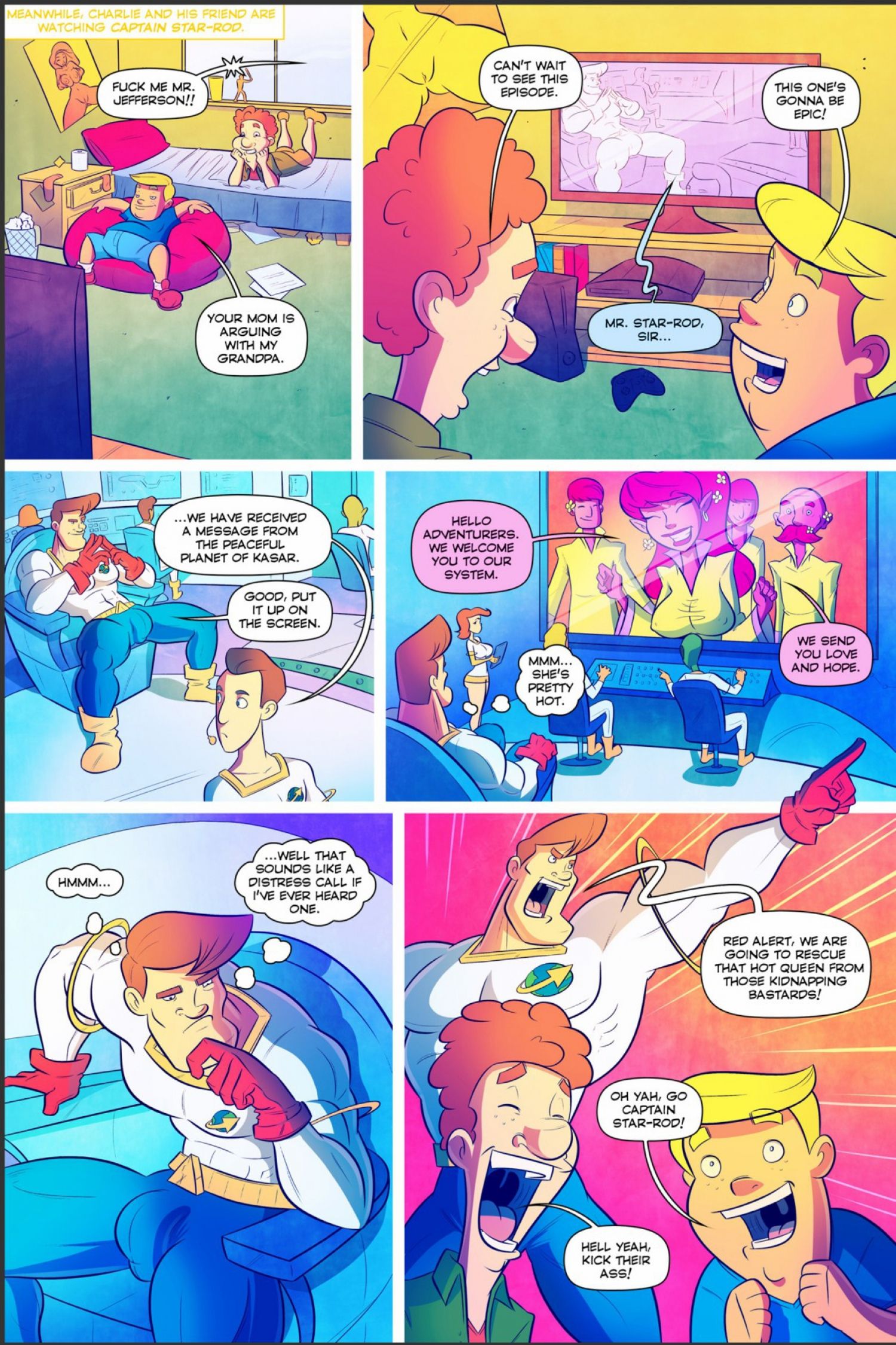 Grumpy Old Man Jefferson [JABComix] 4 . Grumpy Old Man Jefferson - The Horny Neighborhood - Chapter 4 [JABComix] – page 13