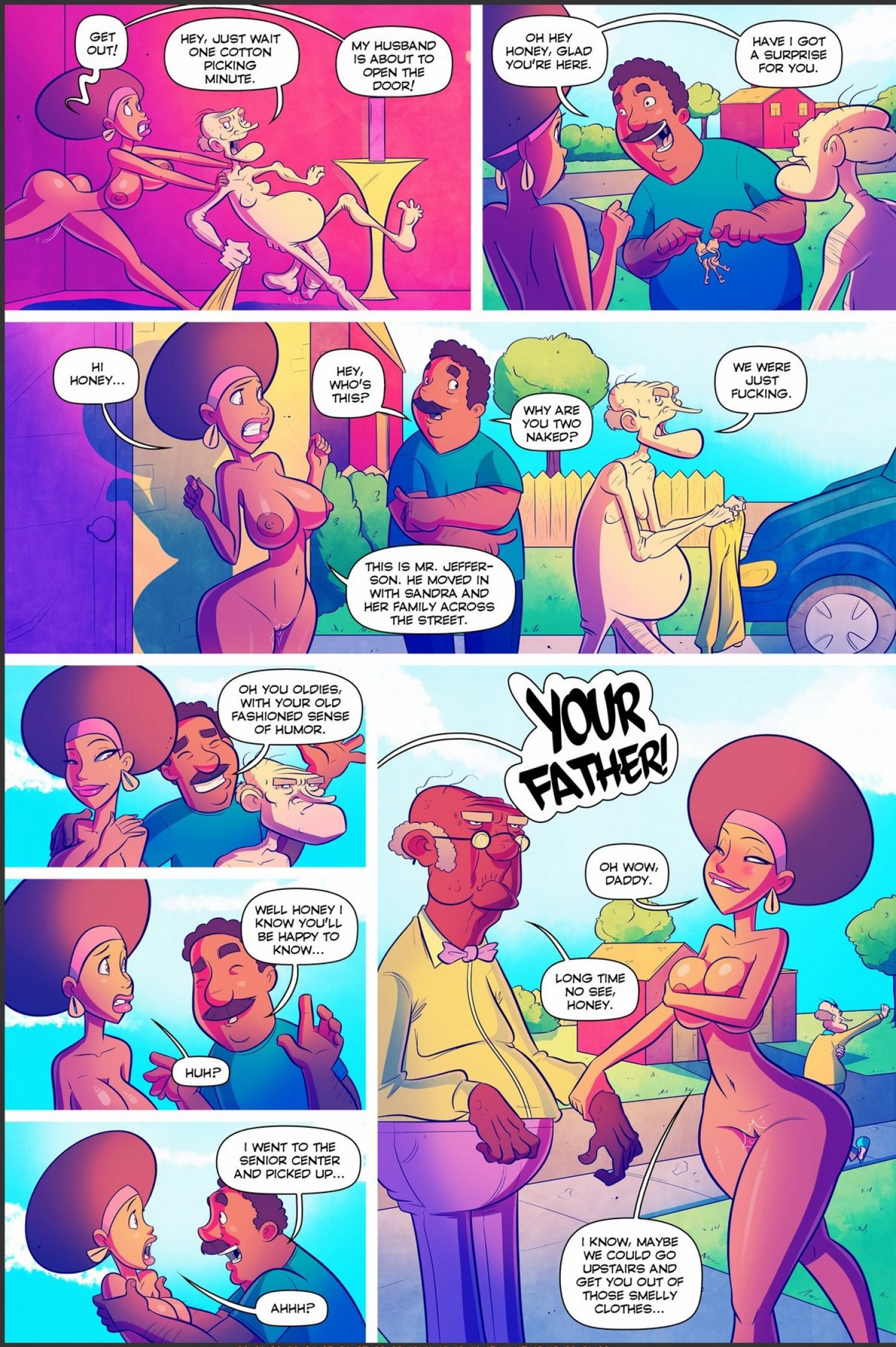 Grumpy Old Man Jefferson [JABComix] 4 . Grumpy Old Man Jefferson - The Horny Neighborhood - Chapter 4 [JABComix] – page 23