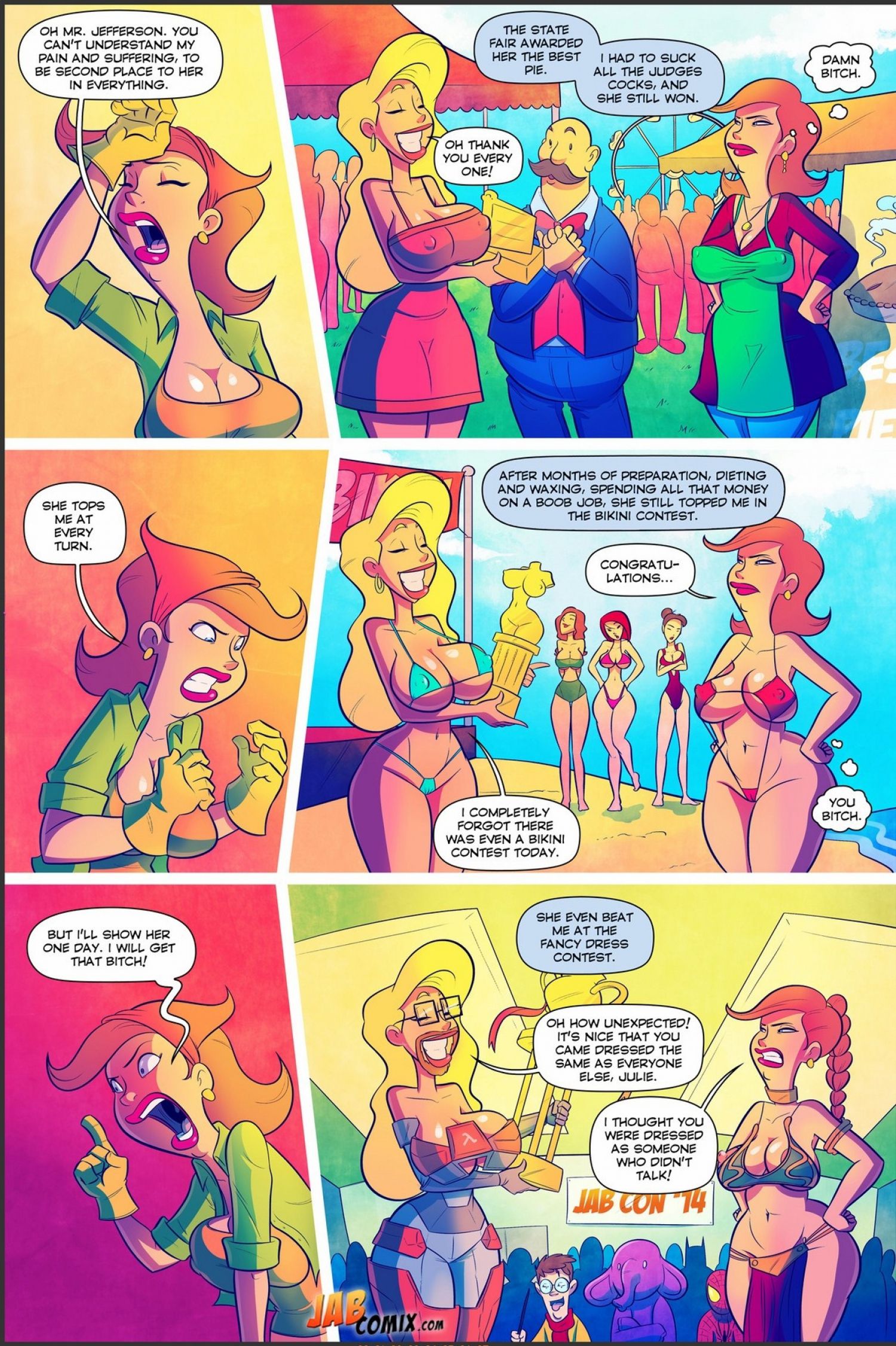Grumpy Old Man Jefferson [JABComix] 4 . Grumpy Old Man Jefferson - The Horny Neighborhood - Chapter 4 [JABComix] – page 8