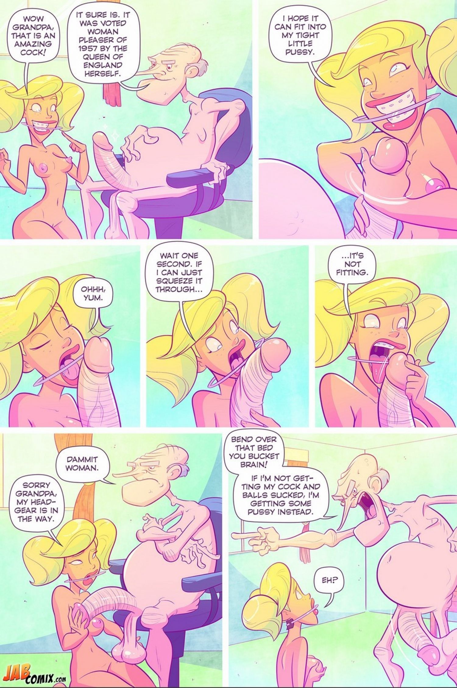 Grumpy Old Man Jefferson [JABComix] 3 . Grumpy Old Man Jefferson - Quality Time With The Granddaughters - Chapter 3 [JABComix] – page 12