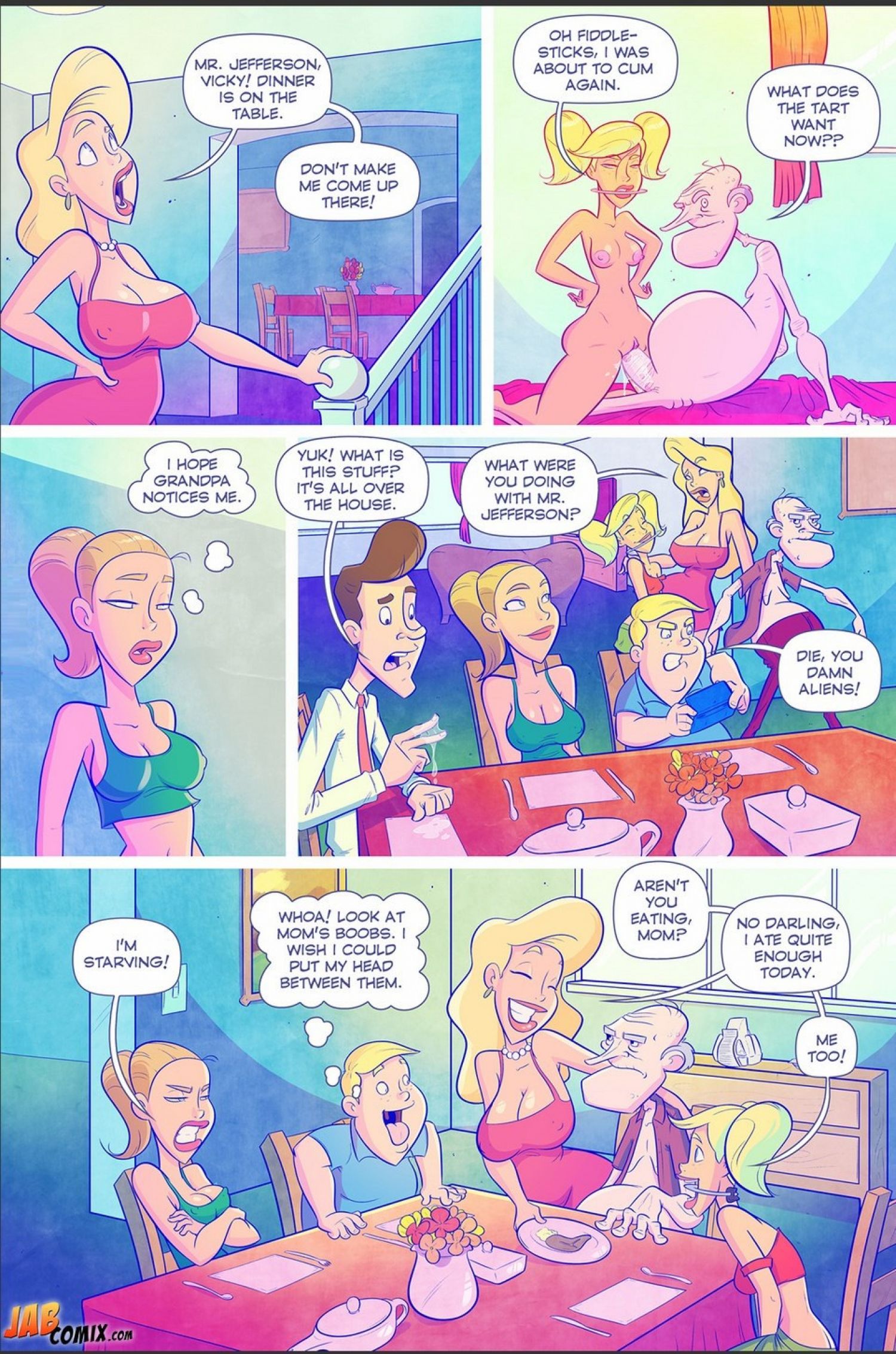 Grumpy Old Man Jefferson [JABComix] 3 . Grumpy Old Man Jefferson - Quality Time With The Granddaughters - Chapter 3 [JABComix] – page 18