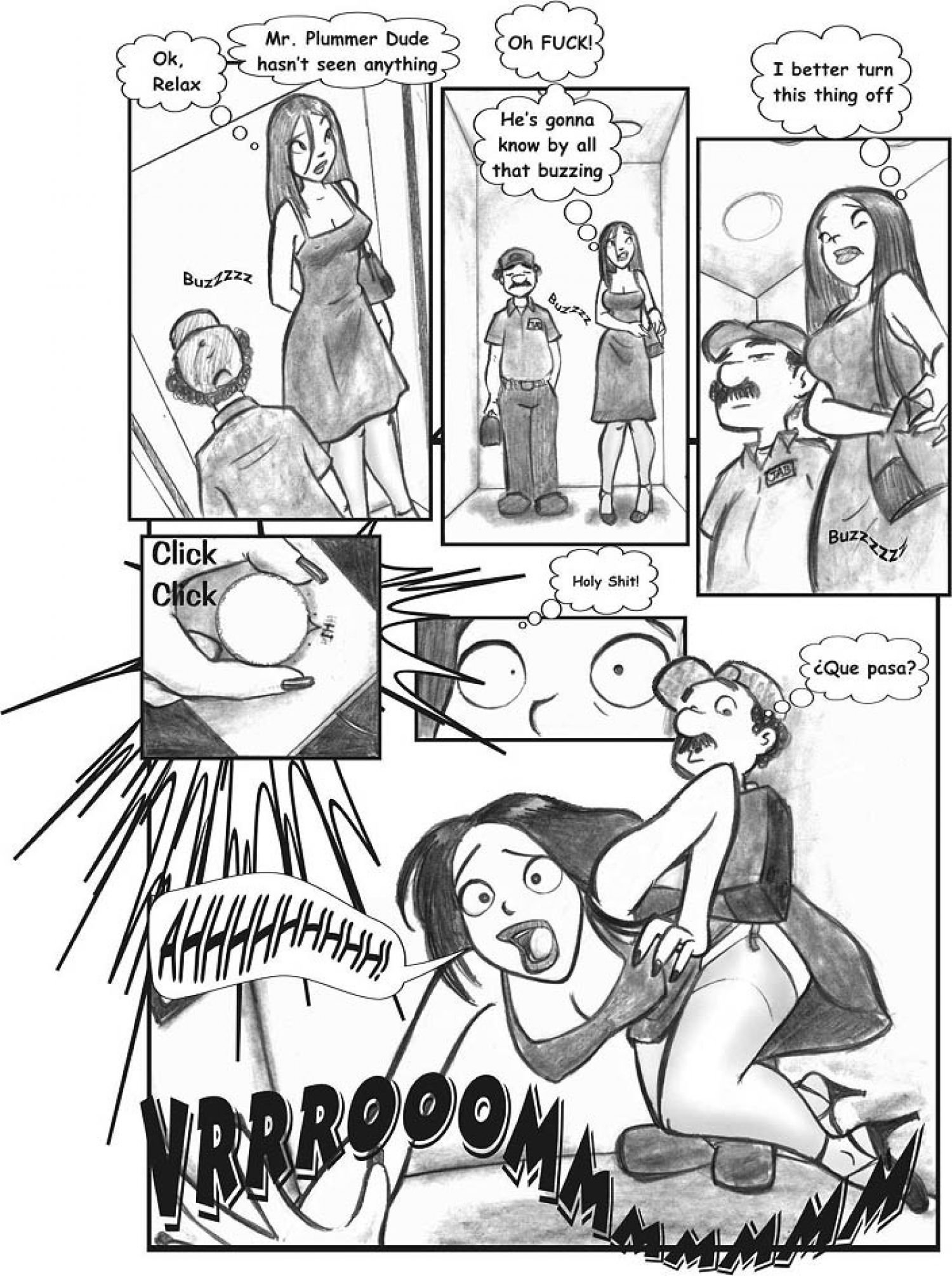 In The Elevator [JABComix] 1 . In The Elevator - Chapter 1 [JABComix] – page 2
