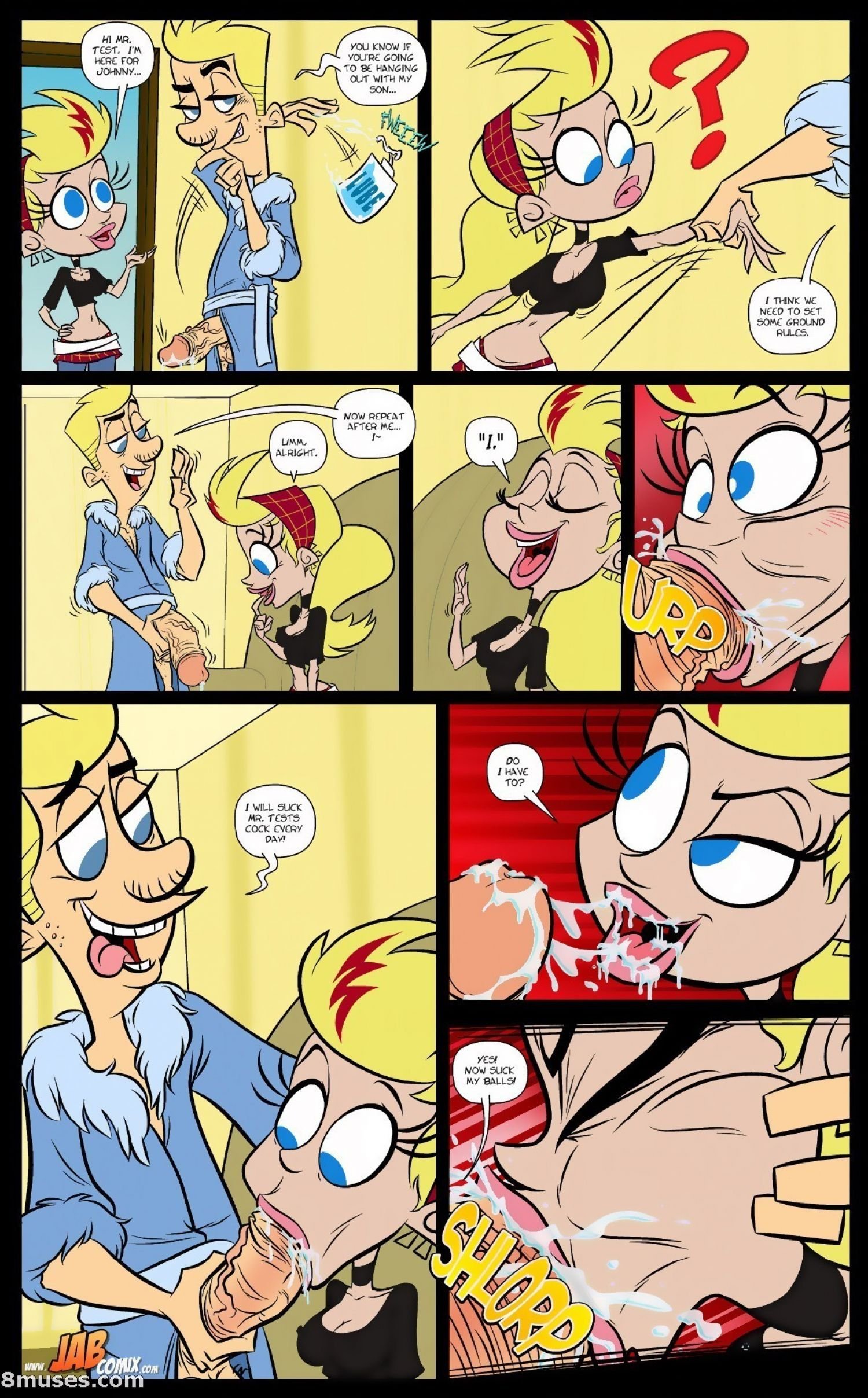 Johnny Testicles (Johnny Test) [JABComix] 2 . Johnny Testicles  - Chapter 2 (Johnny Test) [JABComix] – page 9