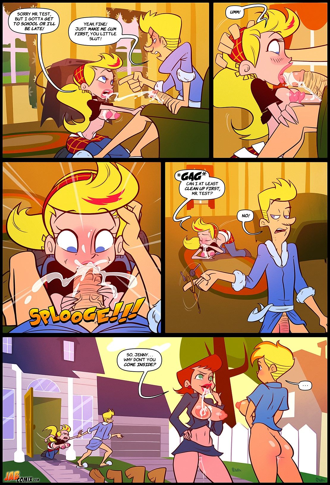 Johnny Testicles (Johnny Test) [JABComix] 3 . Johnny Testicles  - Chapter 3 (Johnny Test) [JABComix] – page 4