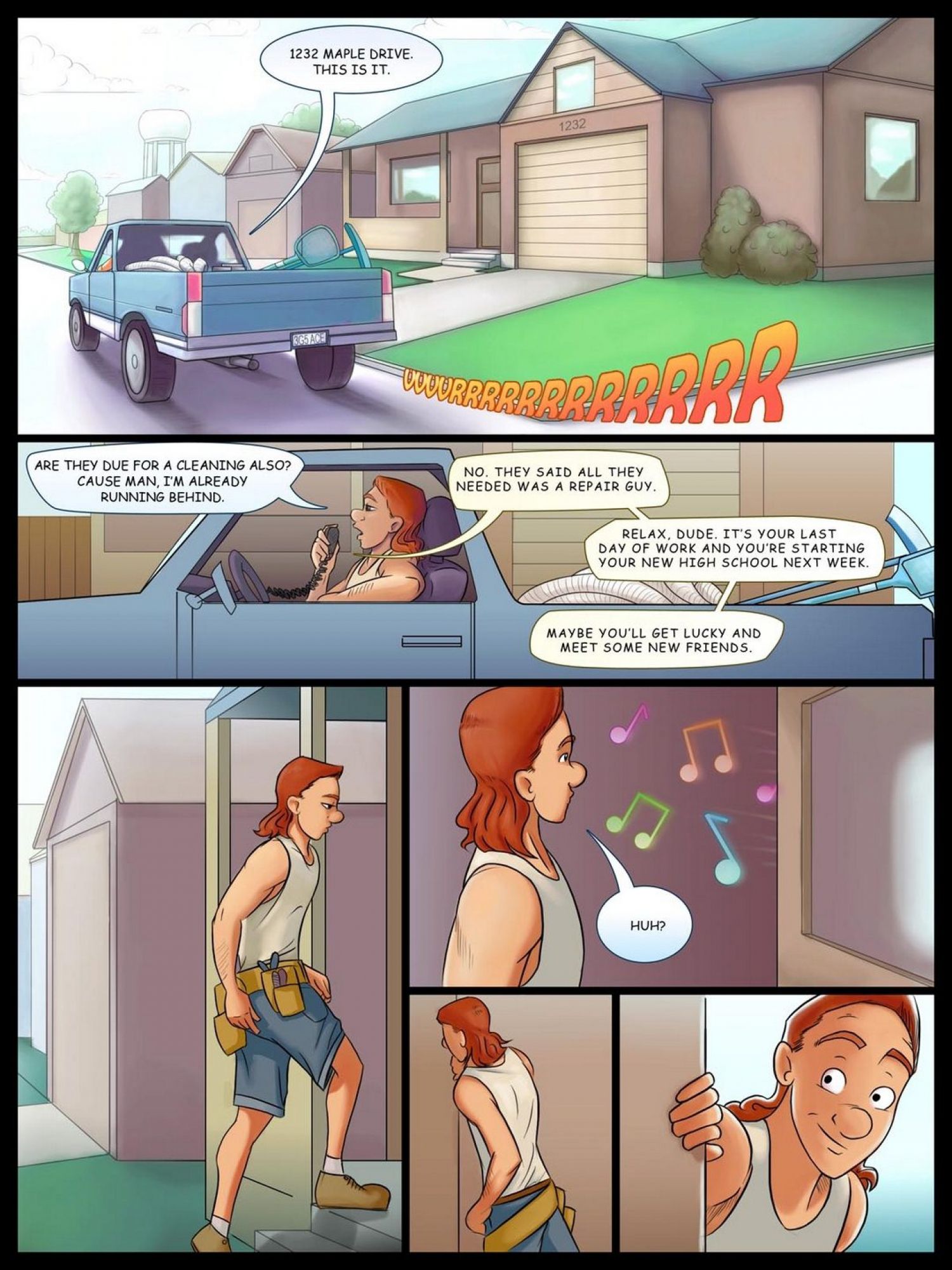 Serviced With A Smile [JABComix] 1 . Serviced With A Smile - Chapter 1 [JABComix] – page 2