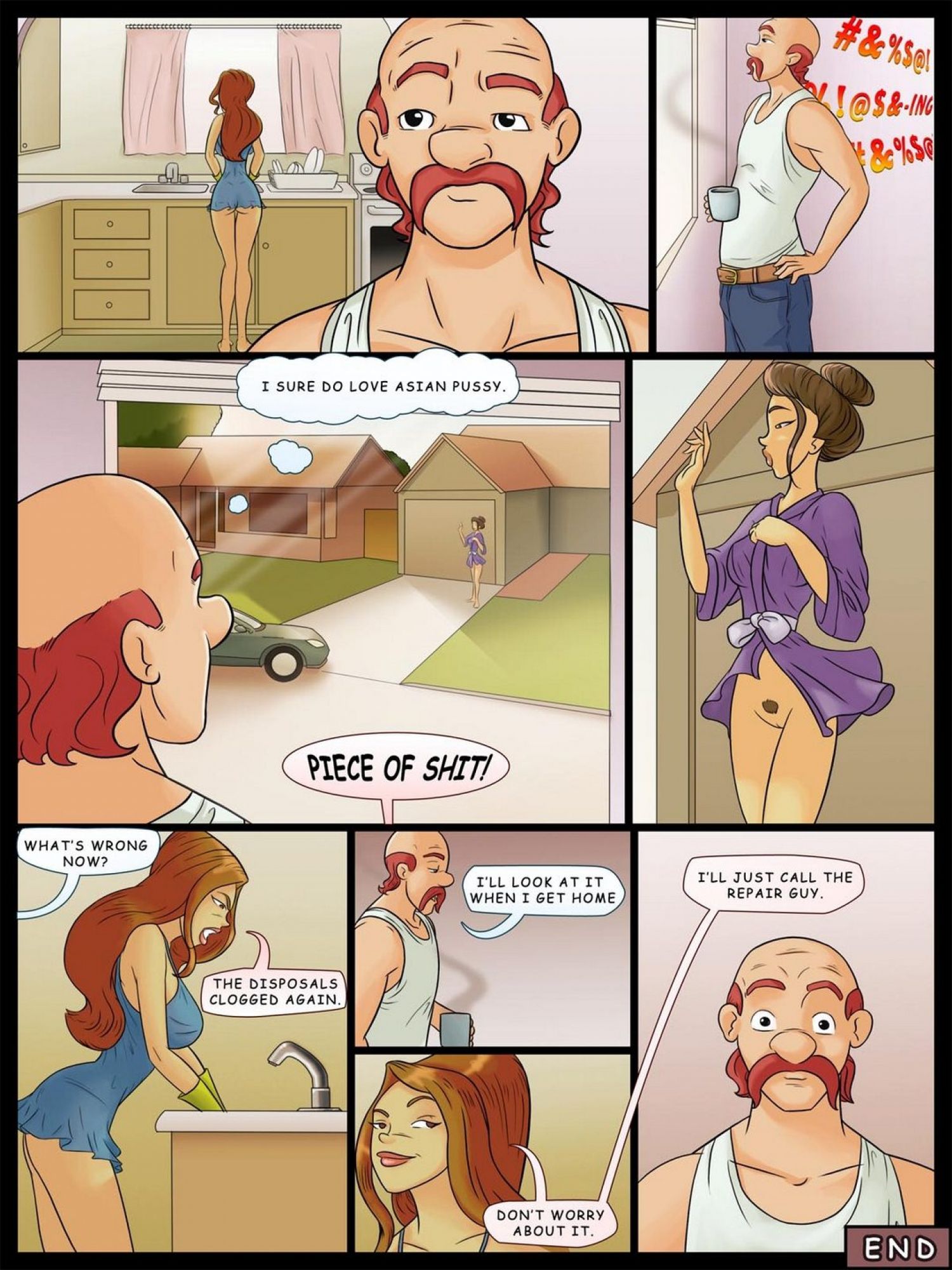 Serviced With A Smile [JABComix] 1 . Serviced With A Smile - Chapter 1 [JABComix] – page 8