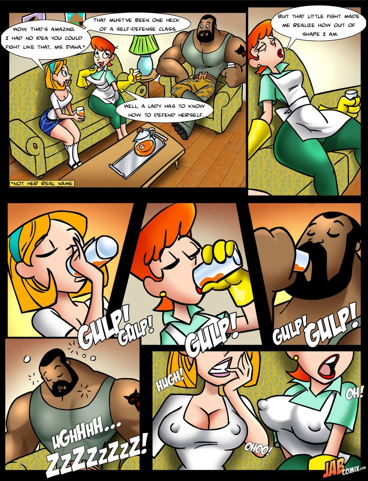 The Adventures Of Action Fuckin’ Hank (Dexter’s Laboratory) [JABComix] 1 . The Adventures Of Action Fuckin' Hank - A Hankerin' For Some Action - Chapter 1 (Dexter's Laboratory) [JABComix] – page 5