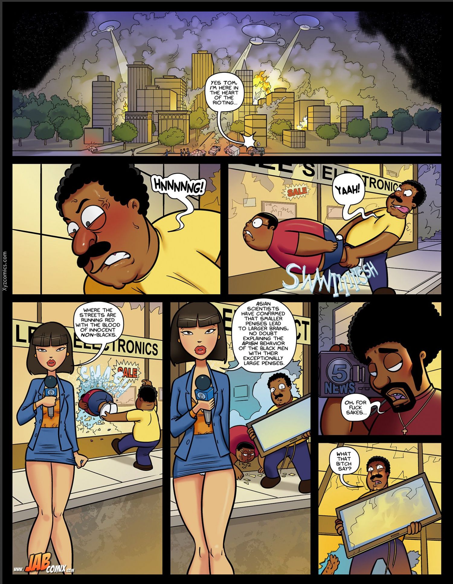 The Cleveland Porn (The Cleveland Show) [JABComix] 1 . The Cleveland Porn  - Chapter 1 (The Cleveland Show) [JABComix] – page 2