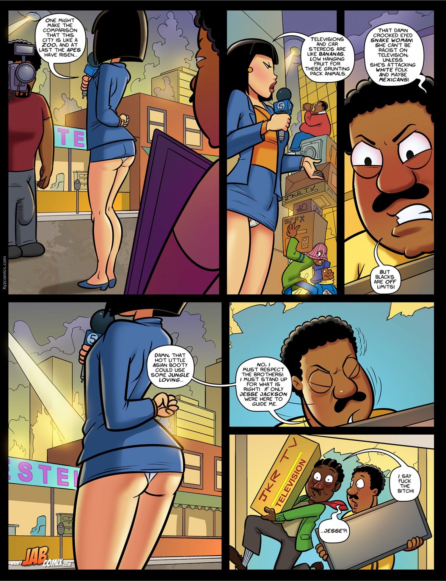The Cleveland Porn (The Cleveland Show) [JABComix] 1 . The Cleveland Porn  - Chapter 1 (The Cleveland Show) [JABComix] – page 3