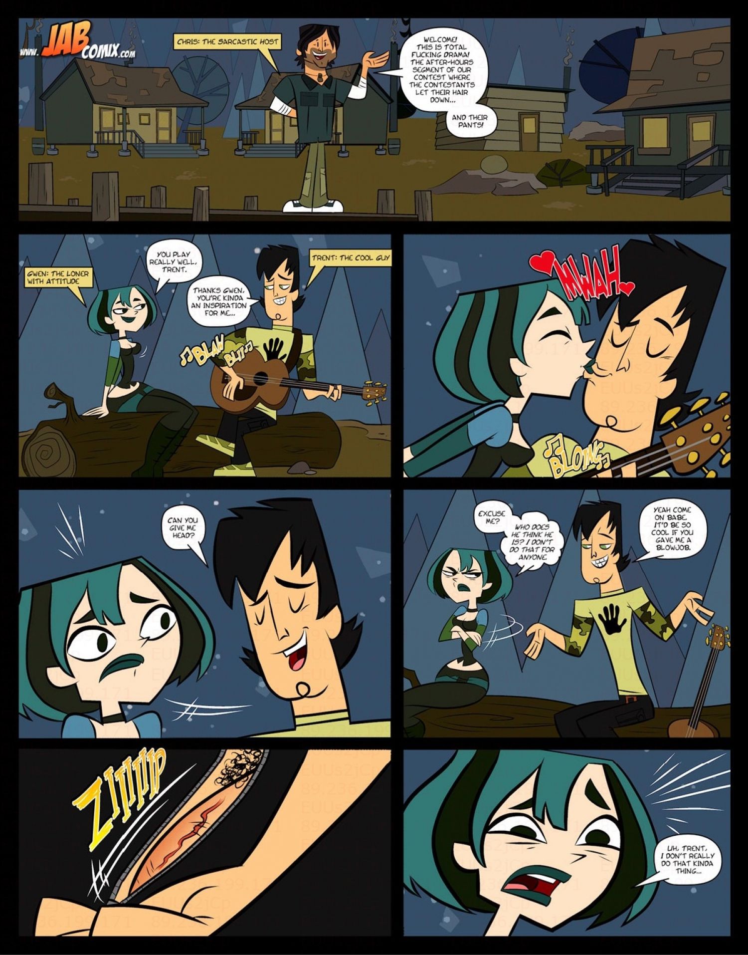 Total Fucking Drama (Total Drama) [JABComix] 1 . Total Fucking Drama  - Chapter 1 (Total Drama) [JABComix] – page 2