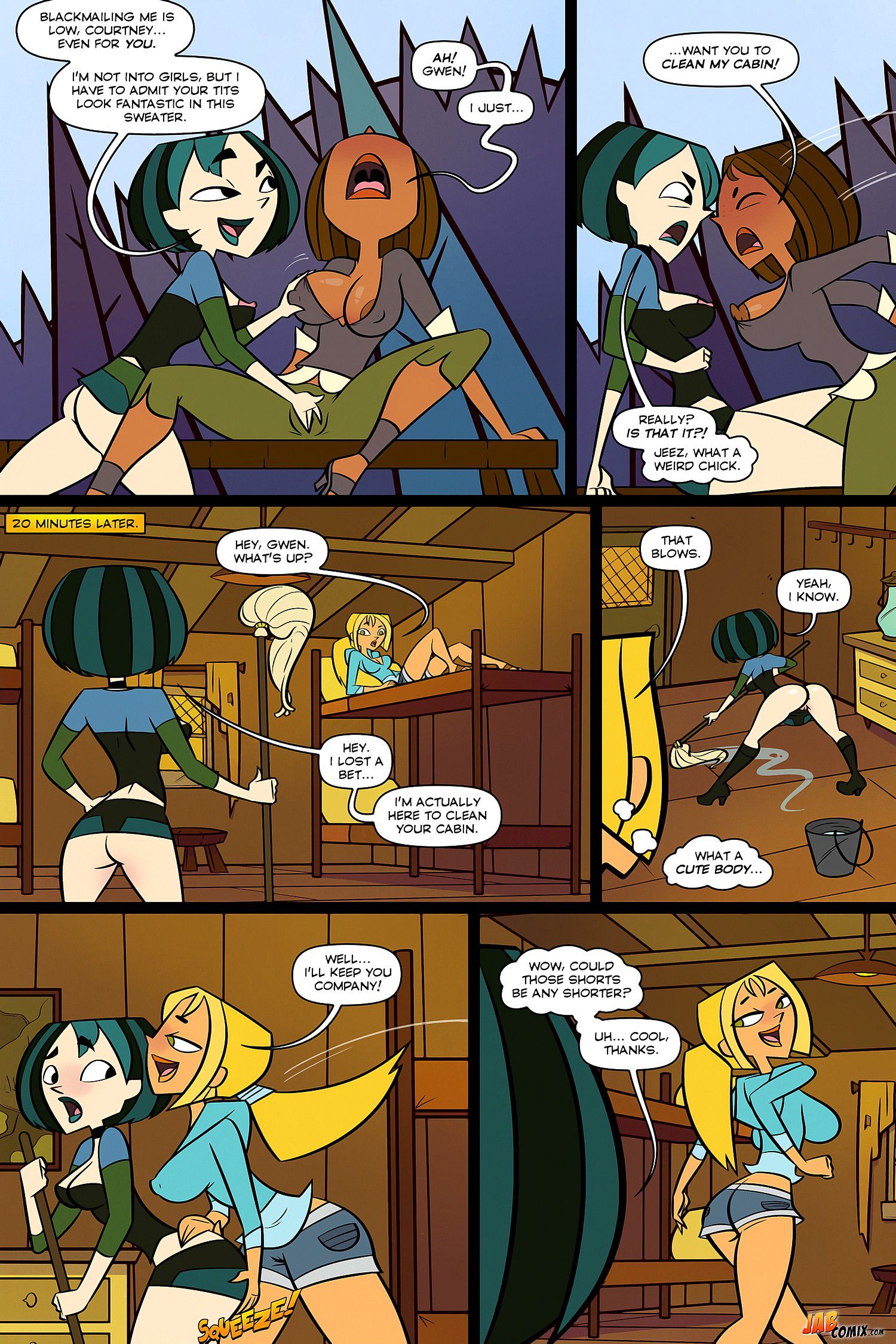 Total Fucking Drama (Total Drama) [JABComix] 2 . Total Fucking Drama  - Chapter 2 (Total Drama) [JABComix] – page 4