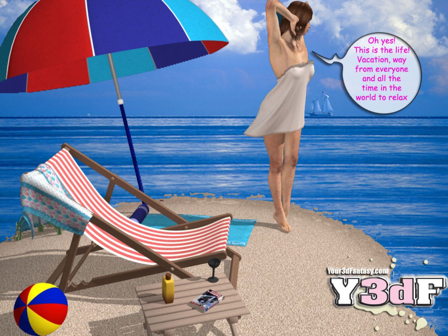 Beach [Y3DF] 1 . Beach  - Chapter 1 [Y3DF] – page 3