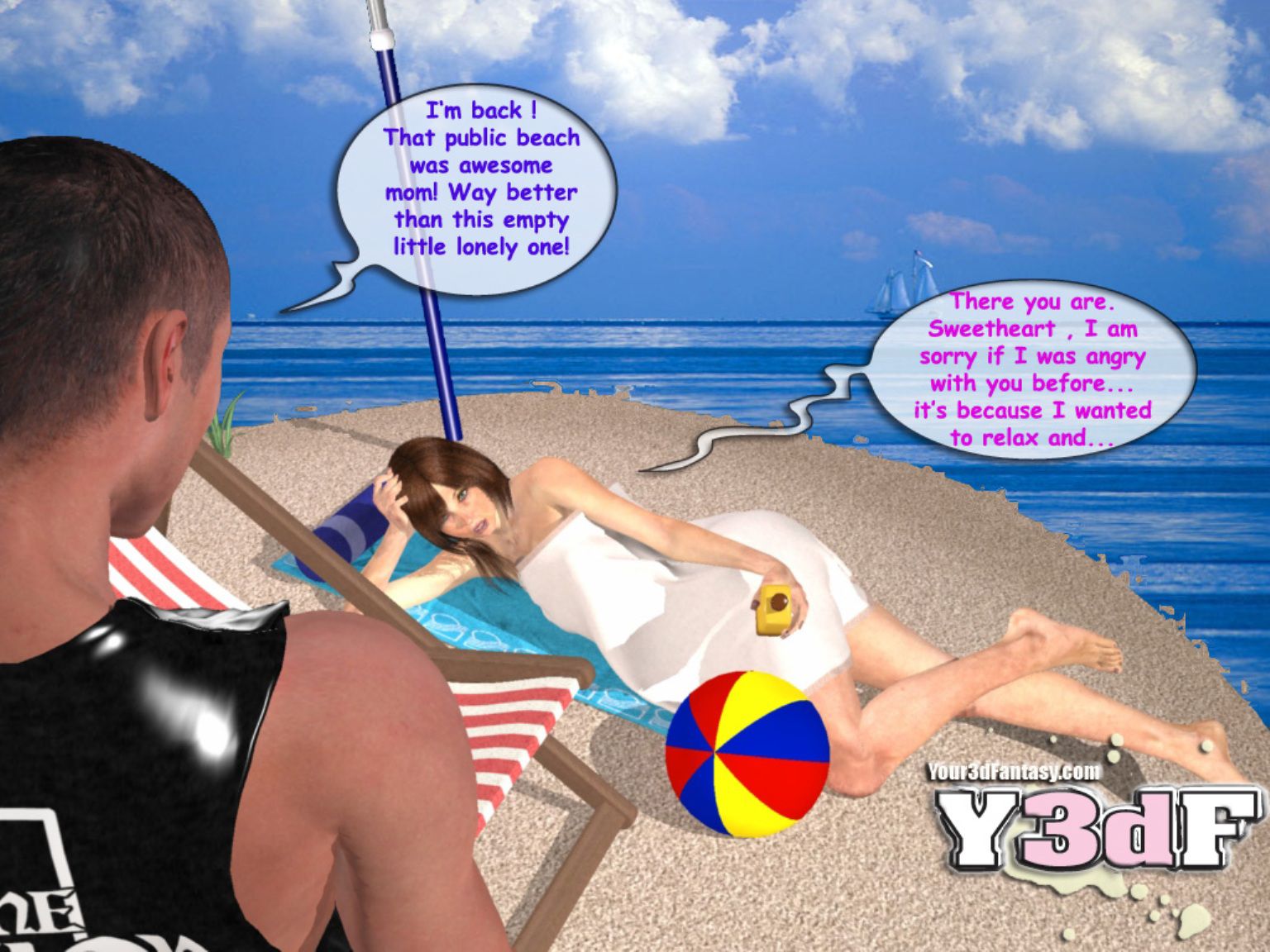 Beach [Y3DF] 1 . Beach  - Chapter 1 [Y3DF] – page 8