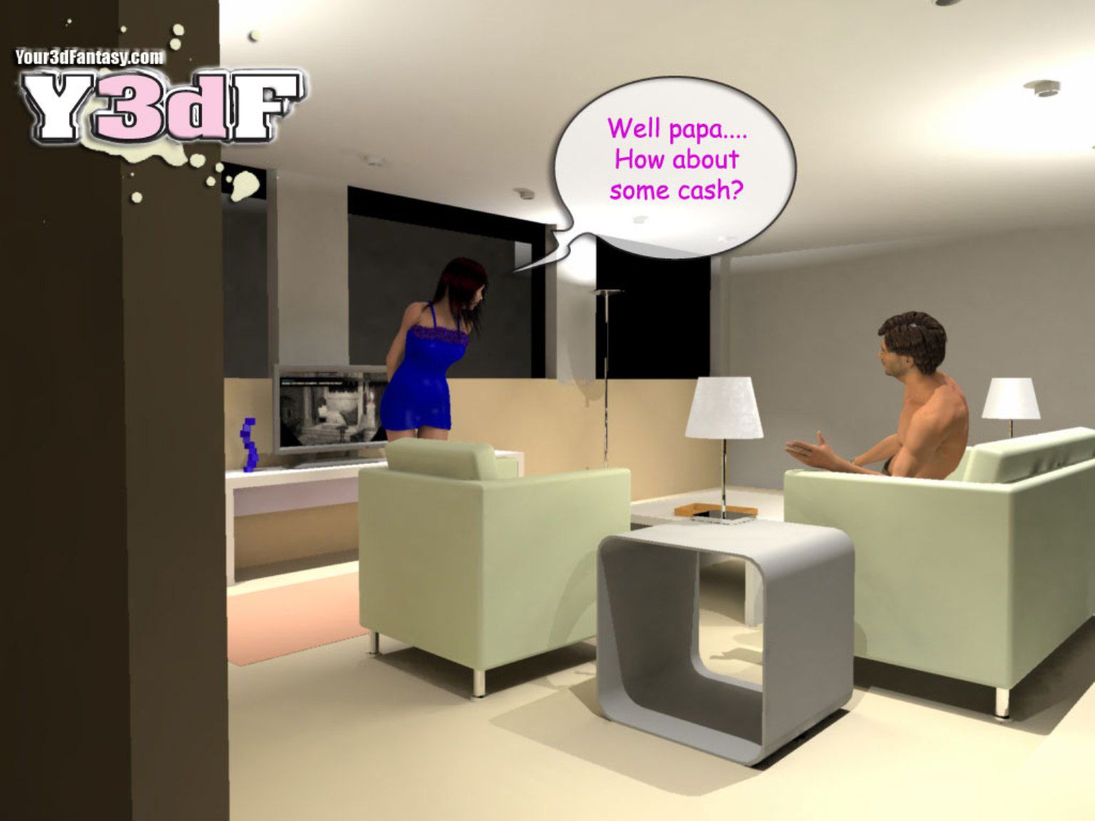 Lucy And Dad [Y3DF] 2 . Lucy And Daddy - Chapter 2 [Y3DF] – page 7