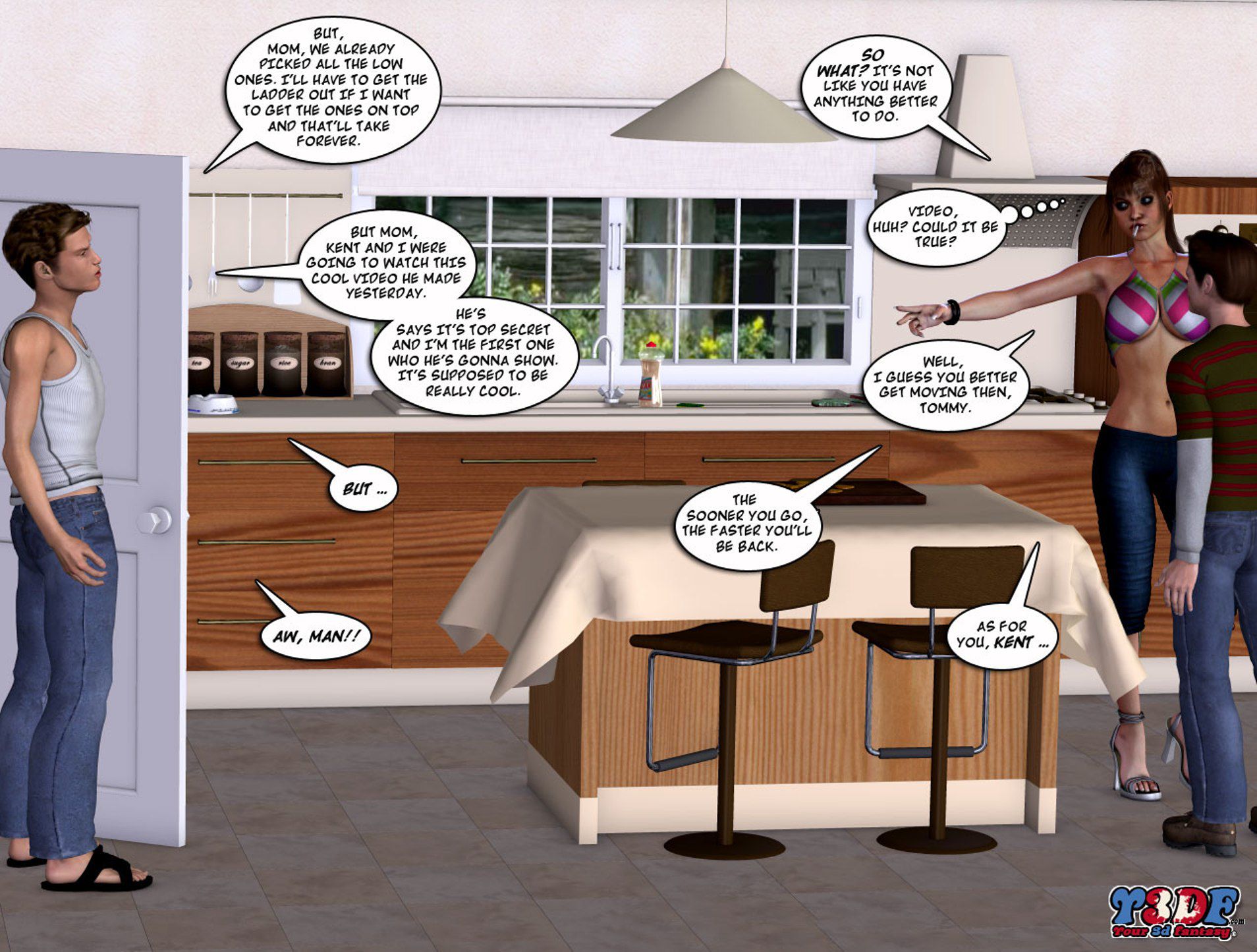 Meet The Johnson’s [Y3DF] 3 . Meet The Johnson's - Chapter 3 [Y3DF] – page 54