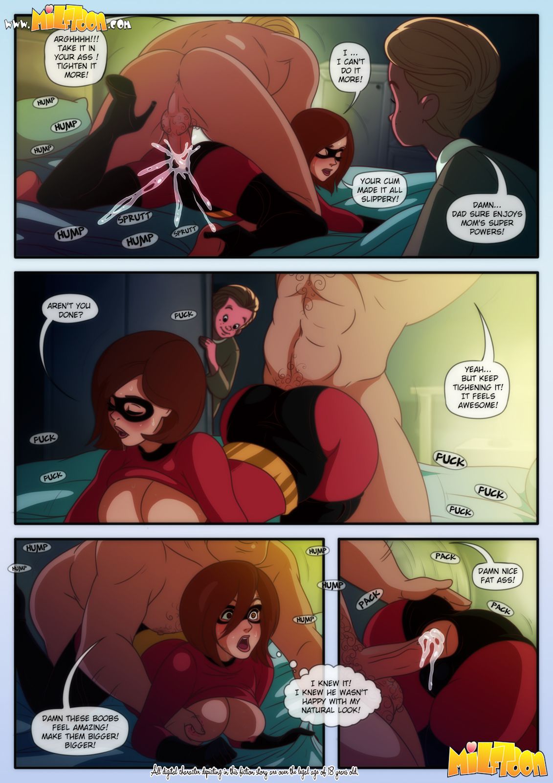 Elastic MILF (The Incredibles) [MILFToon] 1 . Elastic MILF  - Chapter 1 (The Incredibles) [MILFToon] – page 4