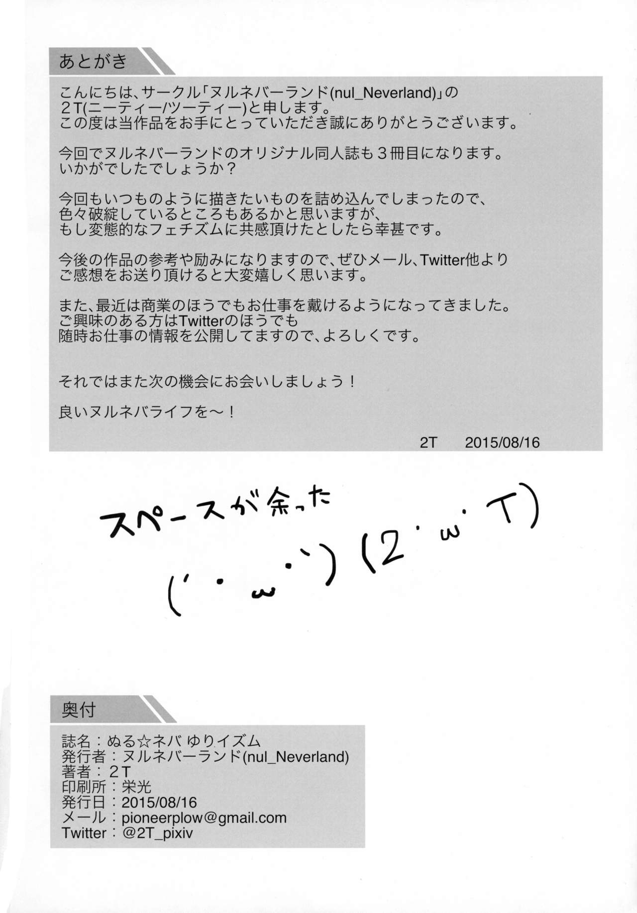 Nuru Never Yuri-izm [2T] 1 . Nuru Never Yuri-izm - Chapter 1 [2T] – page 28