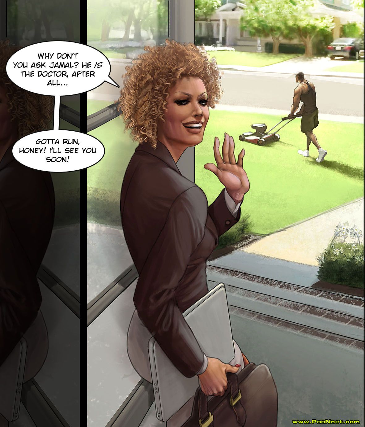 Lessons From The Neighbor [PooNnet] 1 . Lessons From The Neighbor - Chapter 1 [PooNnet] – page 8
