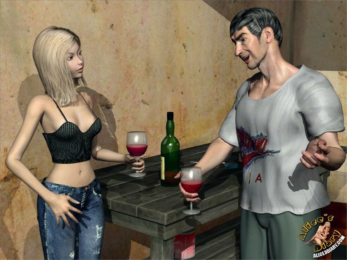 Alice’s Diary [Alice3Diary] Chapter 02 Crazy fucking with hobos – page 8