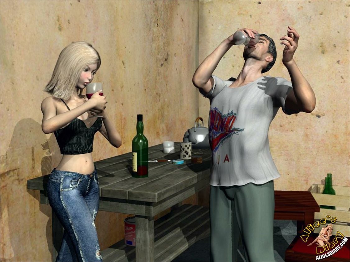 Alice’s Diary [Alice3Diary] Chapter 02 Crazy fucking with hobos – page 9