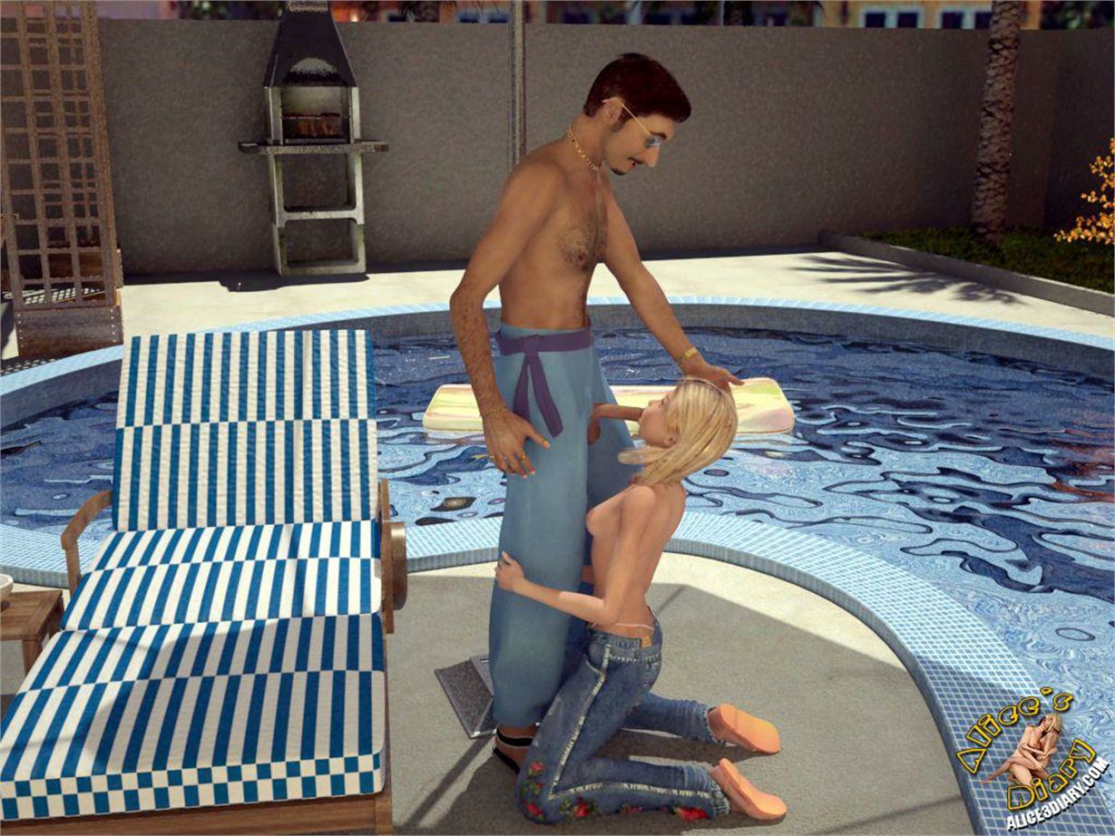Alice’s Diary [Alice3Diary] Chapter 07 Fuck summit by the pool – page 12