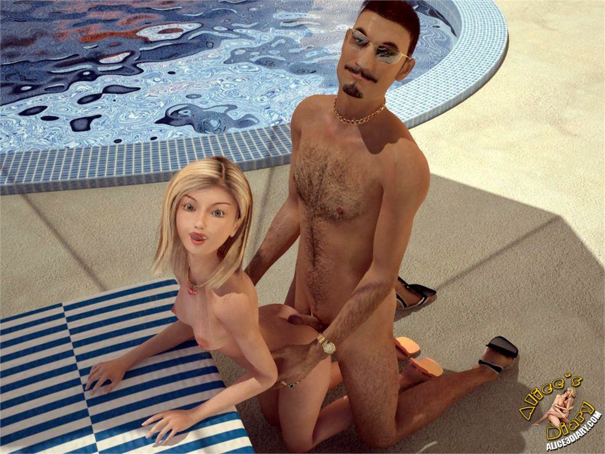 Alice’s Diary [Alice3Diary] Chapter 07 Fuck summit by the pool – page 24