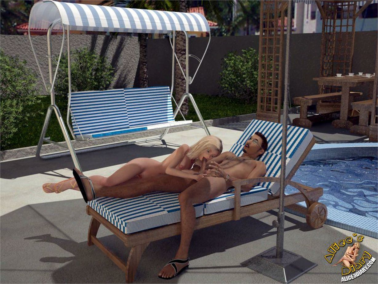 Alice’s Diary [Alice3Diary] Chapter 07 Fuck summit by the pool – page 33