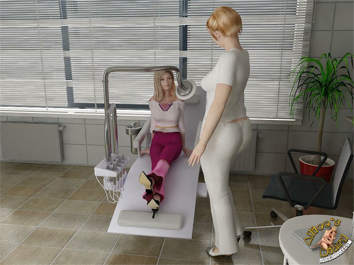 Alice’s Diary [Alice3Diary] Chapter 14 Hot lesbian seduction in dentists office – page 4