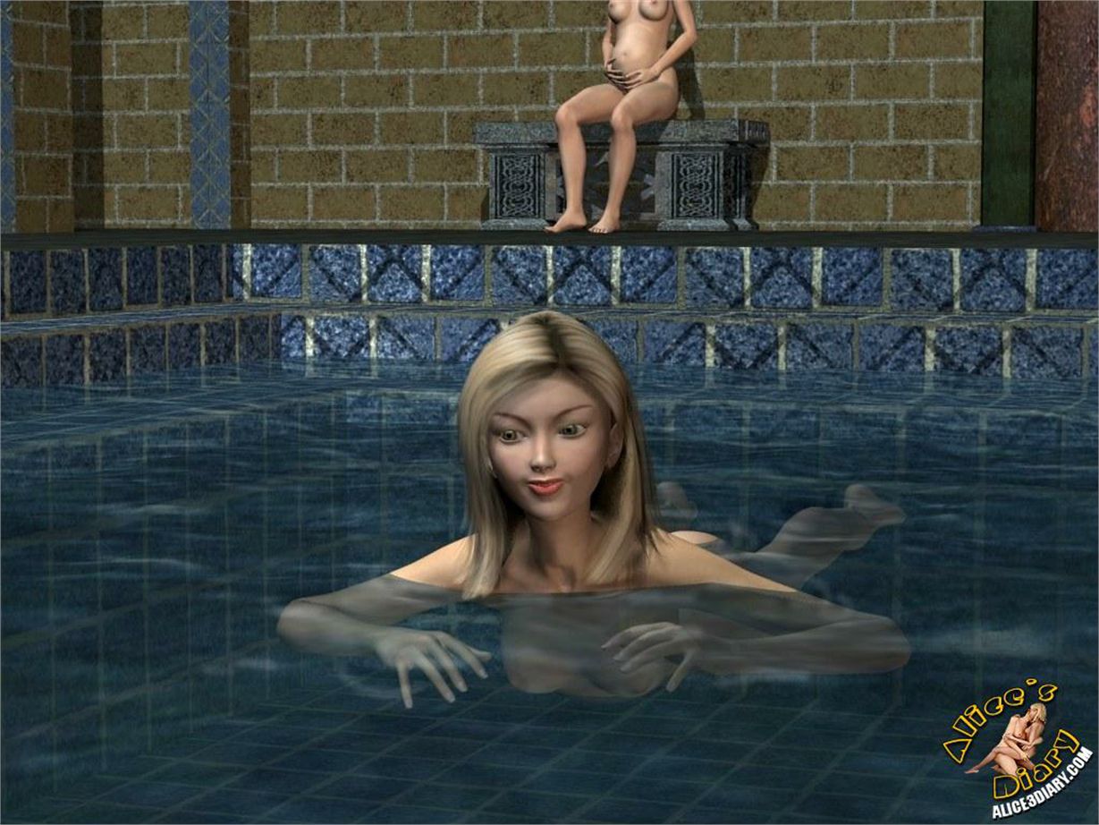 Alice’s Diary [Alice3Diary] Chapter 10 Bathhouse The best place for lesbian orgy – page 7