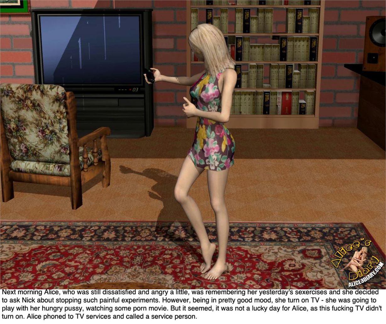 Alice’s Diary [Alice3Diary] Chapter 28 Things are improving  or Two enthusiastic cocksmen one unsatisfied girl – page 61