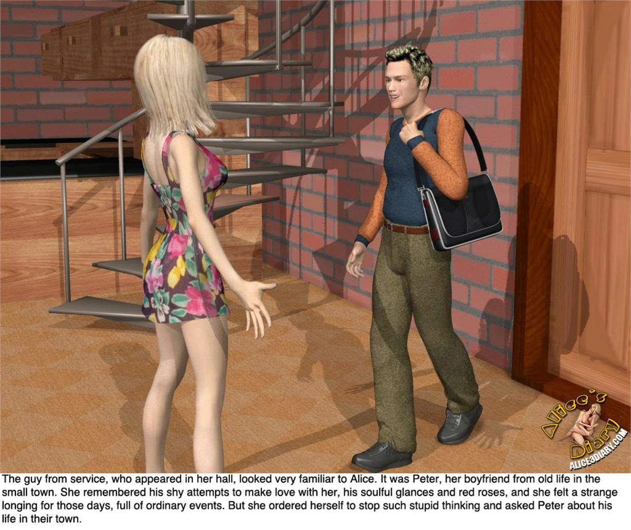 Alice’s Diary [Alice3Diary] Chapter 28 Things are improving  or Two enthusiastic cocksmen one unsatisfied girl – page 63